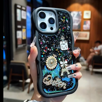 iPhone – Luxury Glitter Charm Case