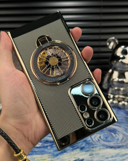 Galaxy S Series - Rotating Wheel Stand Case