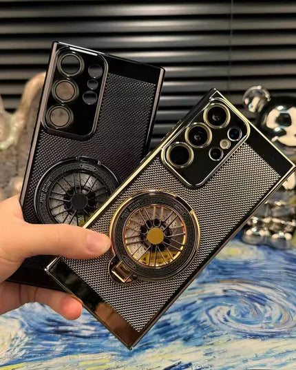 Galaxy S Series - Rotating Wheel Stand Case