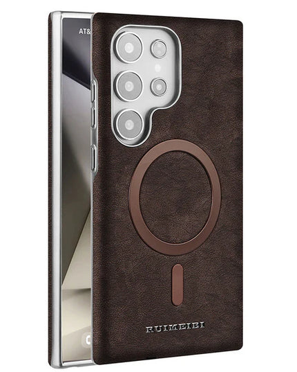 Luxury Business Leather Case with MagSafe
