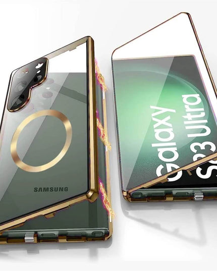 Galaxy S Series - Dual Magnetic Glass Case