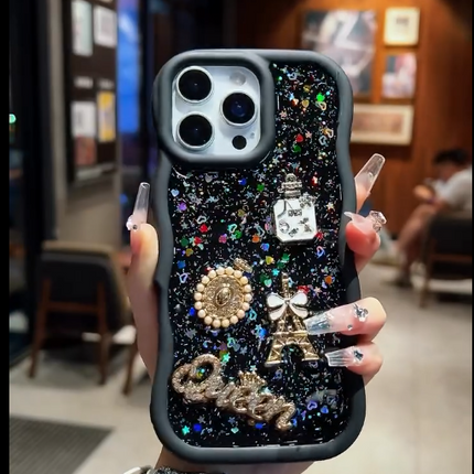 iPhone – Luxury Glitter Charm Case