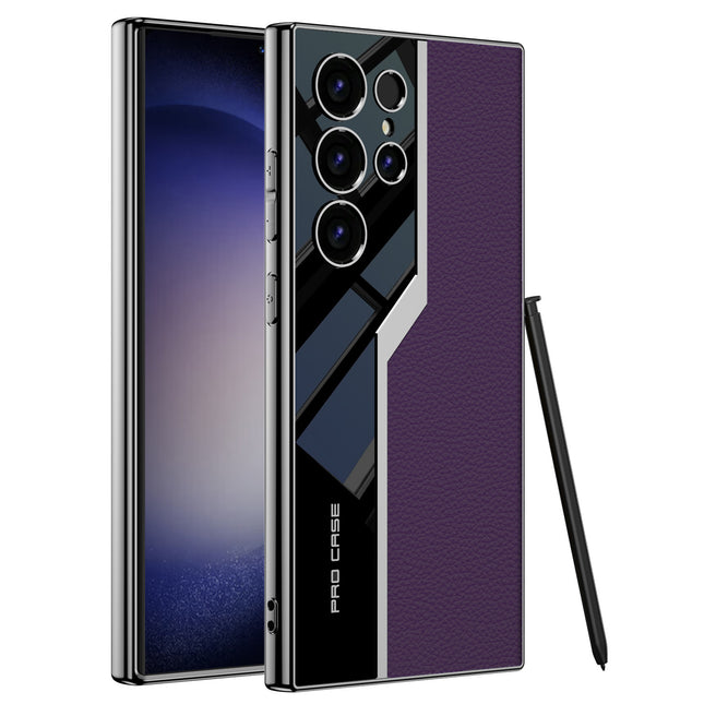 Electroplated Leather Supercar Case