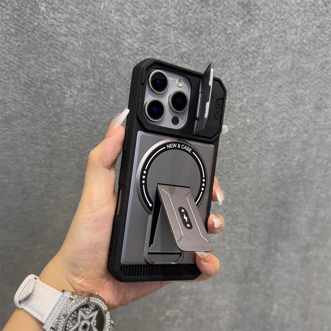 iPhone - Magnetic Bracket Anti-Fall Protective Case