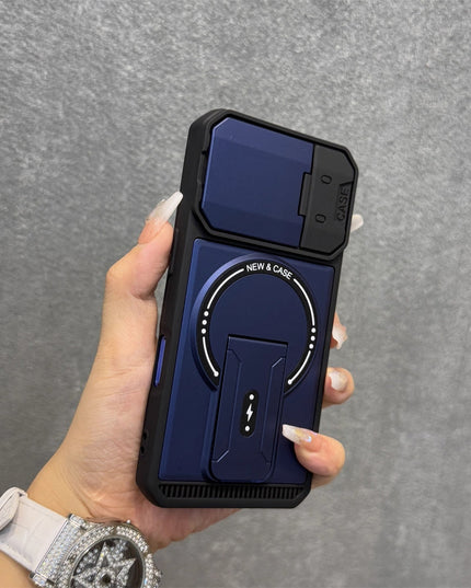 iPhone - Magnetic Bracket Anti-Fall Protective Case