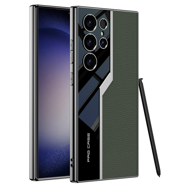 Electroplated Leather Supercar Case