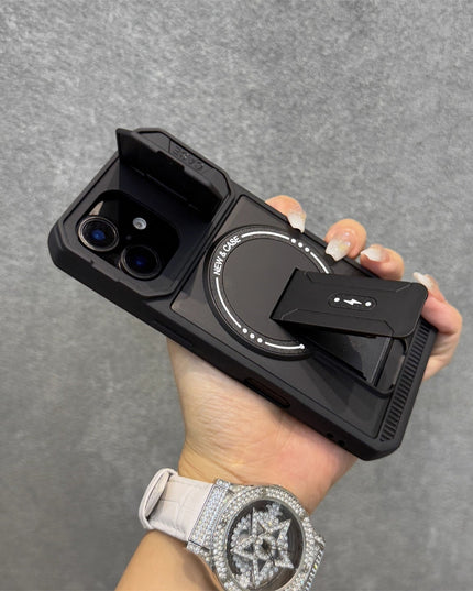iPhone - Magnetic Bracket Anti-Fall Protective Case