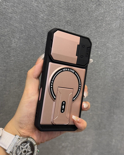 iPhone - Magnetic Bracket Anti-Fall Protective Case
