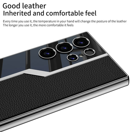 Electroplated Leather Supercar Case