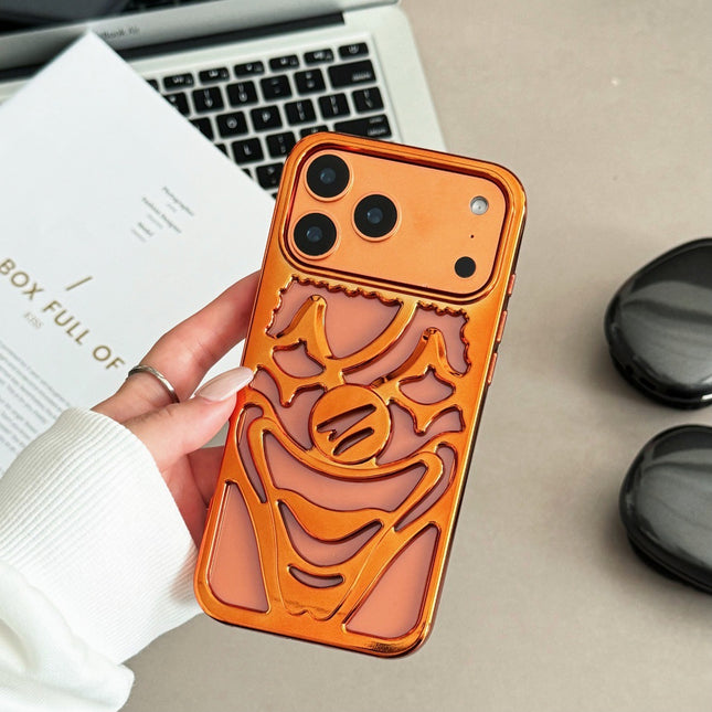 3D Hollow Electroplated Orange Case