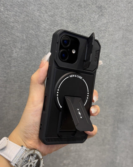 iPhone - Magnetic Bracket Anti-Fall Protective Case