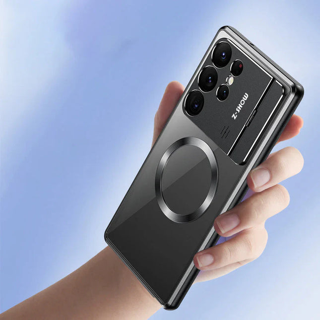 Galaxy S Series - Magnetic Suction Folding Bracket Aromatherapy Case